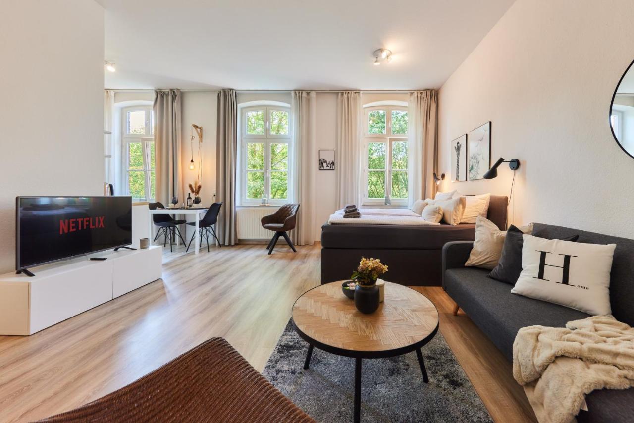 Studio3 Zentral Und Ruhig Mit Parkplatz, 5 Min Z Bali-T Und Gop, Boxspringbett Bad Oeynhausen Exterior foto